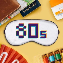 '80s Pixel Word' Sleep/Travel Eye Mask (EY00020619)