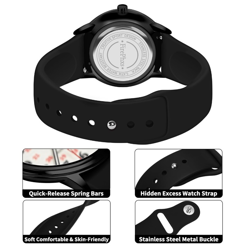 Blisshour Nurse Watch for Medical Students - Waterproof 12/24 Hour