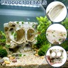 Exasinine Skull Aquarium Decoration Cave Fish Tank Skull Hideout Rock