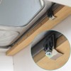 OUDQFCJ Pack of 5 Adjustable Stainless Steel Sink Clips Set