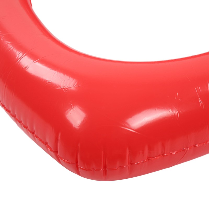 Heart Shaped Swimming Circle 120cm Thick Tear Resistant PVC Material
