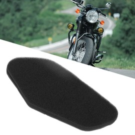 BULLSPANN Motorrad-Luftfilter-Pads, Motorradteile-Zentrum Luftreiniger-Element, Motorrad-Luftfilter-Schaumstoffpad für Suzuki Address V100 (CE11A), Schwarz