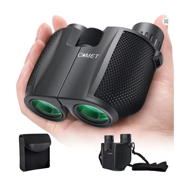 COMET Binoculars 10X25 Long Range Pocket HD Telescope Folding Compact