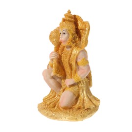 Ipetboom Statue Rama Resin Hanuman Sculpture Buddha Shaped Figurine for Home Temple Decor Craftsmanship for Meditation Photography Auspicious Maitreya Design