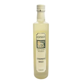 Adamante White Balsamic Vinegar, Fine Italian White Wine Dressing, 16.9 fl oz (500 mL) – Condimento Bianco for Salads, Fish, Sauces & Marinades