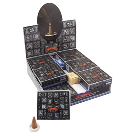 Satya Nag Champa Super Hit Temple Incense Cones Box | 12 Packs of 12 Cones each in a Box | Export Quality