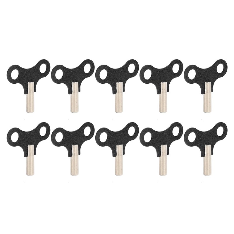 10 Pcs Clock Winding Keys for Wall Clock Steel Small