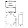 Stainless Steel Throwing Ring V2A Orbicular 150 Inox Waste Ring