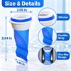 6-Piece Adjustable Silicone Floor Drain Trap – One-Way Backflow Preventer