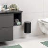 bremermann Wall-Mounted Cosmetic Bin, 3 Litres, Bathroom Bin, 2-Way Mounting,