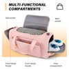 Sports Gym Bag Duffle Bag with Shoes Compartment for Womens