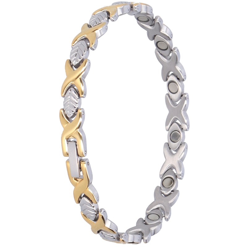 Titanium Steel Magnetic Bracelet Adjustable Length Women Jewelry Gift for
