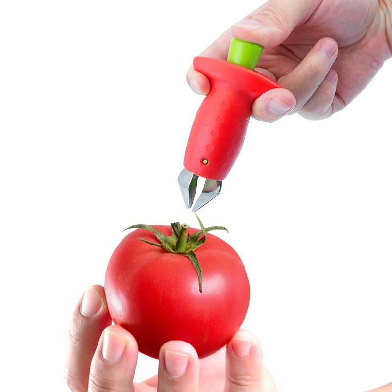 Juxiamal 2pcs Strawberry Huller, Strawberry Stem and Leaf Remover Multi