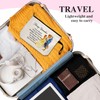 Cusrtyh You Are Braver Stronger Funny Canvas Zipper Makeup Bag,