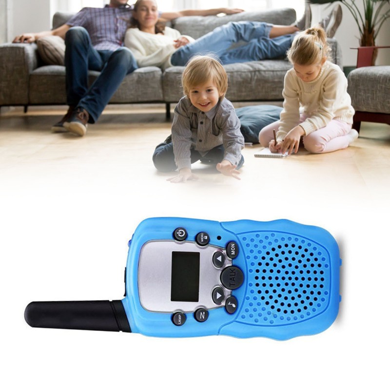 2Pcs Children Walkie Talkie 3KM Long Range Clear Sound Handheld