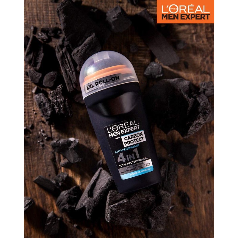 L'oreal Men Expert (Pack of 3) Carbon Protect Roll-on X