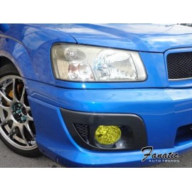 JDMFV 2004 Subie Forester Fog light Rally JDM Yellow Overlays Tint Vinyl Film STi foz