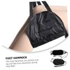 Operitacx 2pcs Airplane Foot Rest Hammock Oxford Cloth Travel Foot
