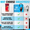 GOEASY0312 Premium Bungee Cords Heavy Duty - 17 Piece Bungee