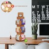 Natheeph Rotating Display Stand Greeting Card Display Wooden Display Rack