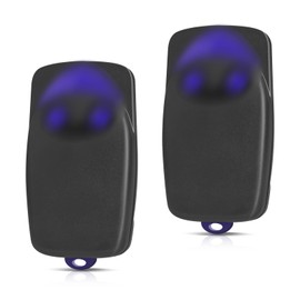 RICAMBIO PER TELECOMANDO NICE Telecomando cancello 433,92 MHz 2 canali compatibile con Flo1r-s, Flo2r-s, Flo4r-s (2 pezzi)