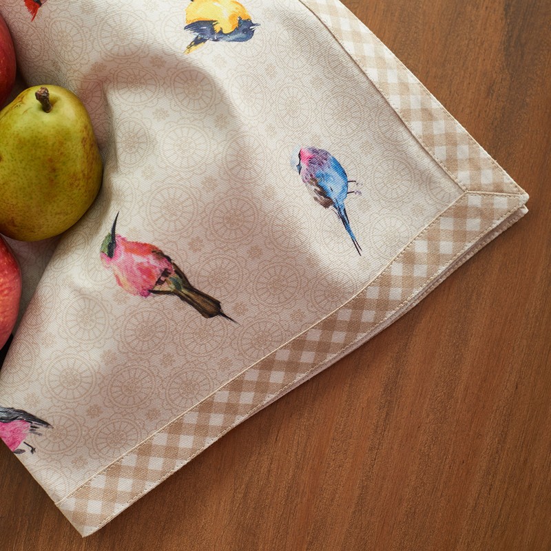 Maison d' Hermine Birdies en Alambre 100% algodón Juego de