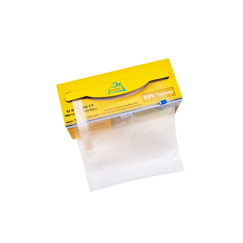 OutOfAir 11" x 100' Vacuum Sealer Bags Rolls & Dispenser