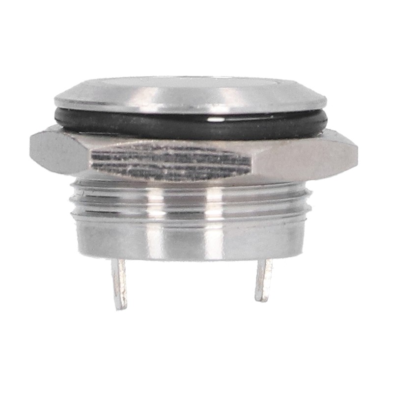 5Pcs Flat Top Button Switch Stainless Steel Waterproof Screw Terminal