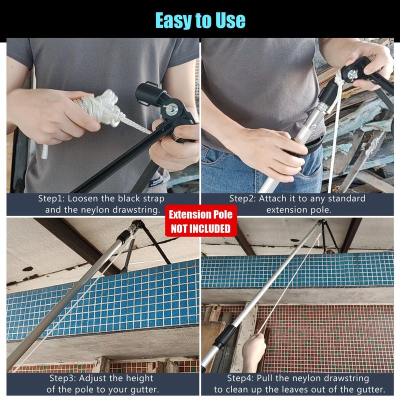 Gutter Cleaning Tools, Cleaning Roof Leaf Tools, Leaf Cleaning Tool,