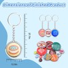 NantFun 32MM Button Keychain Supplies for Button Maker, 50 Sets