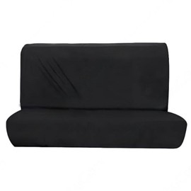 SESHIS Seat Covers, Set of 2, Waterproof, Relax, Storage Bag, Bucket Seat, Replacement, Bonform, Light Vehicle, Lightweight, Car, Car Fit (Black, Rear Seat)