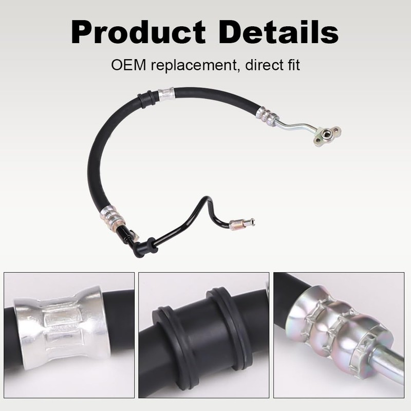 WMPHE Compatible with Power Steering Pressure Hose Honda Civic 1.7L