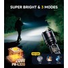 Esgreen LED Rechargeable Flashlights High Lumens 10000 2 Pack, Single