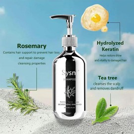 Sysni Organic Rosemary HairThickening Shampoo, Promote HairGrowth,Strengthening Shampoo, PreventHair Loss Cleansing Shampoo Rosemary Biotin