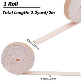 GORGECRAFT 200cm Leather Strap 12.5mm Wide Leather Strips 1.2mm Thick Flat Leather Cord Lychee Grain Threads Rope for DIY Crafts Jewelry Making Guitar Belt Jewelry Making Tooling Workshop, PeachPuff
