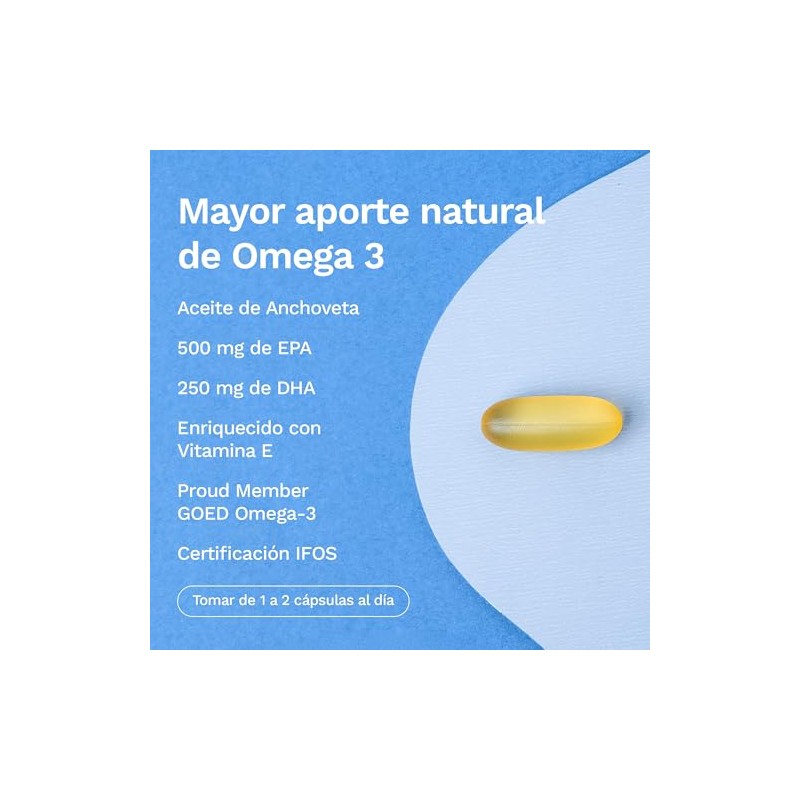 Ultra Omega 3 1000mg 120 Cápsulas Recubrimiento Entérico NUTRAVIA