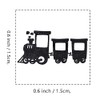 Train Rubber Stamp, 3/5 Inch Small Mini Stamp for Scrapbooking