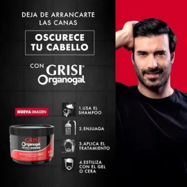 3 Gel Organogal Grisi Oscurecedor De Cabello 400 Ml                                                                                                   