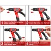 AIUITIO 8" Rivet Nut Tool, Rivnut Tool Kit with 9