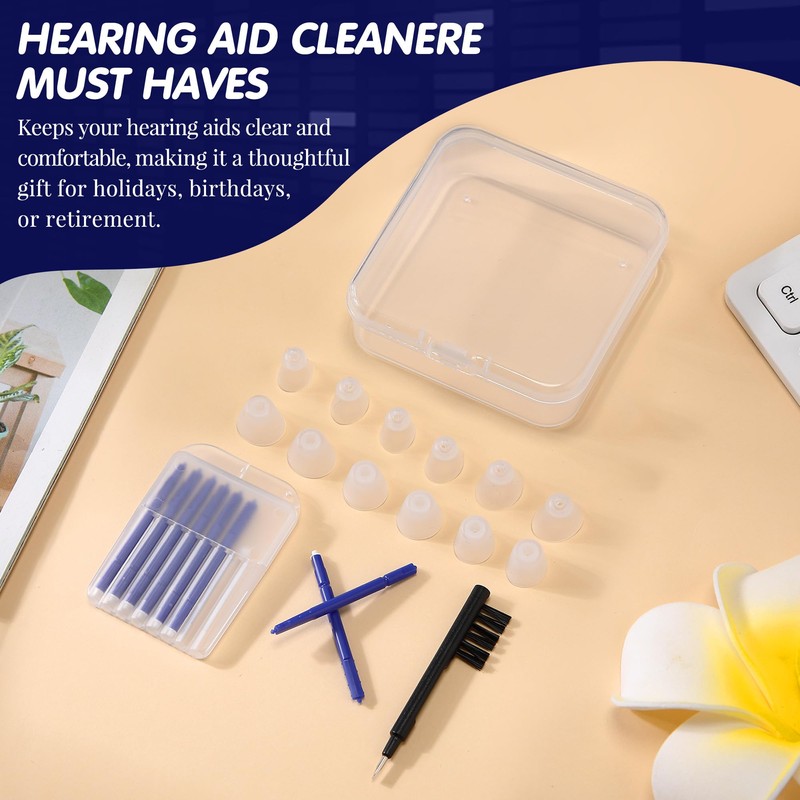Hearing Amplifier Accessories Kit, Compatible with Audien Hearing(8 Pcs)