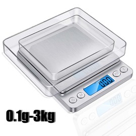 Unbranded 3000G x 0.1G Digital LCD Kitchen Scale Jewelry Food Balance Weight Gram Accurate