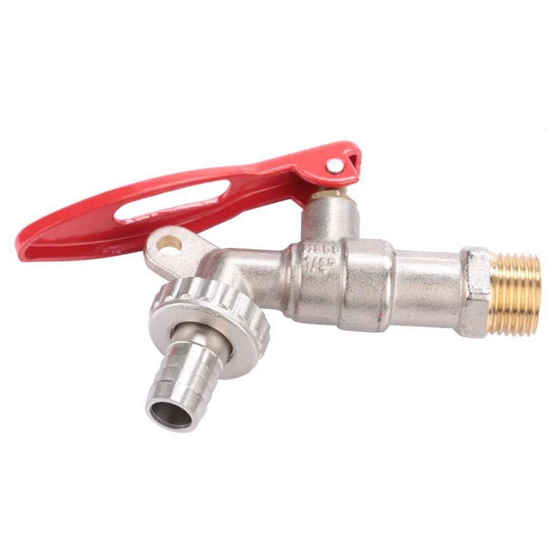Home Tap, Akozon Brass Thread Tap Lockable Tap Home Outdoor