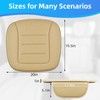 KAYI Car Seat Cushion, Comfort Memory Foam Leather Car Cushions,