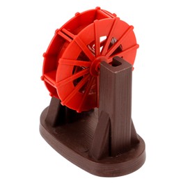GOOHOCHY Small Water Wheel Model Running Water Wheel Portable Plastic Water Wheel Fountain Accessory