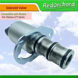 RedOrchard 12V Cartridge Valve Fit for Chelsea 277 Series DS563CS12M1 380123-12 38012312 Solenoid Valve Stainless Steel Body