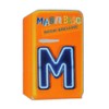 HAB & GUT -VM013- Tin Magnetic Letters, M, Vintage Neon