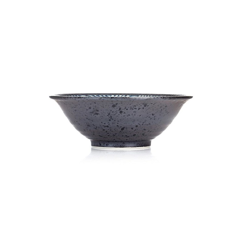 zen minded Japanese Ceramic Ramen Noodle Soup Bowl with Traditional
