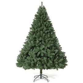 4.5Ft Artificial Christmas Tree, Premium Spruce Hinge Material, Holiday Christmas Tree with Metal Hinges and Collapsible Base for Home Gatherings and Office Decorations