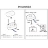 Dream lighting 1.7inch LED Aisle Light w/Motion Sensor Light Switch,