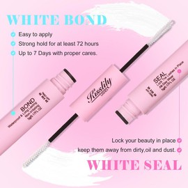 Kisslily Fairy Manga Spikey C Curl Wet Look DIY Lashes Extension Kit and waterproof long lasting lash clusters  8-18 mm| Bond Seal and Remover Eyelash Makeup Eyelashes Cosmetic | Anime Style Eyelashes #TikTokShopBacktoSchool:_Bond&Seal（White Glue）